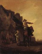 Philips Wouwerman A Rider Conversing with a Peasant Spain oil painting artist